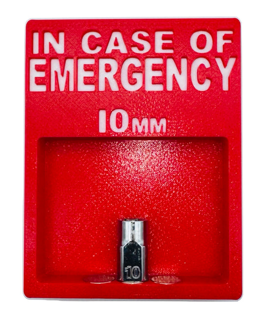 Incase of emergency 10mm socket
